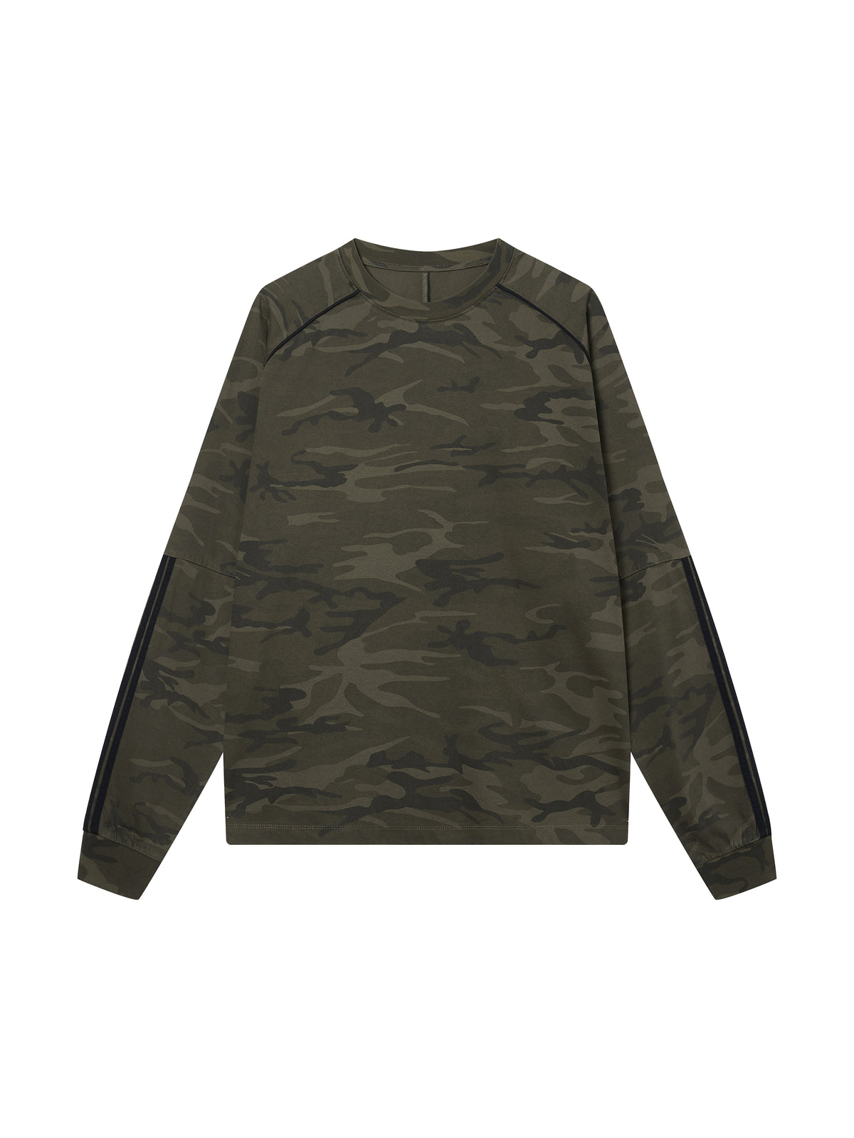 Unisex Camo Loose Long Sleeve T-Shirt – Oversized Streetwear Tee