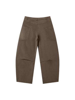 Men's Barrel Leg Pants – Relaxed Fit Premium Casual Trousers