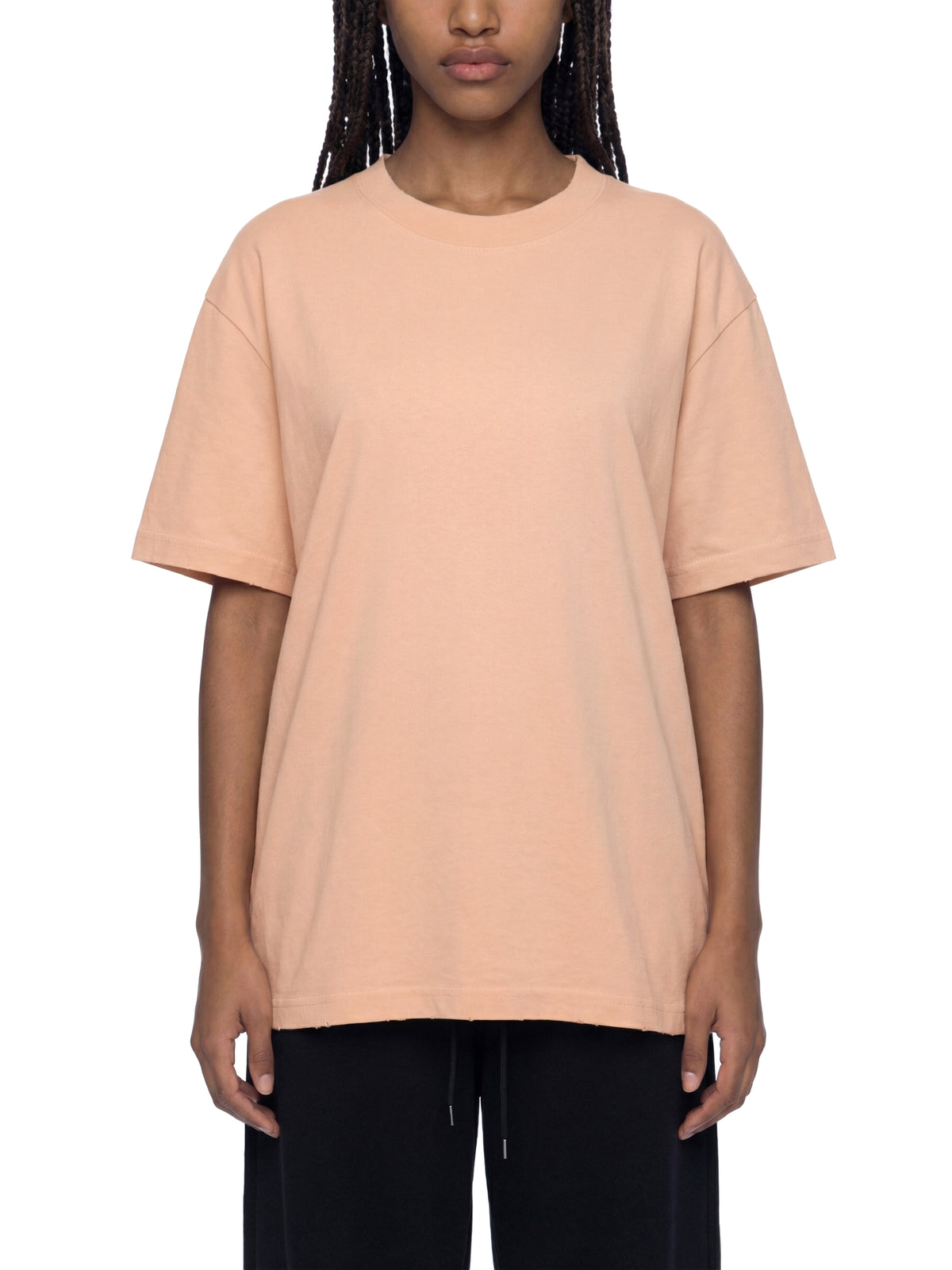 Unisex Vintage Wash Distressed T-Shirt – Oversized Premium Streetwear Tee