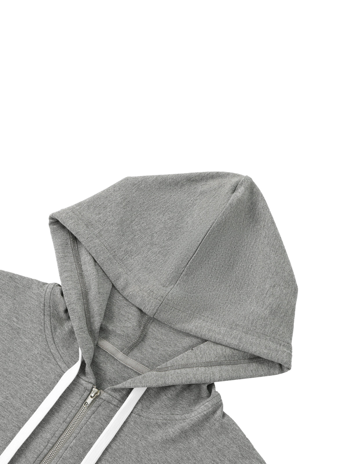 Women's Slim Cropped Full-Zip Hoodie – Fitted Athleisure Sweatshirt