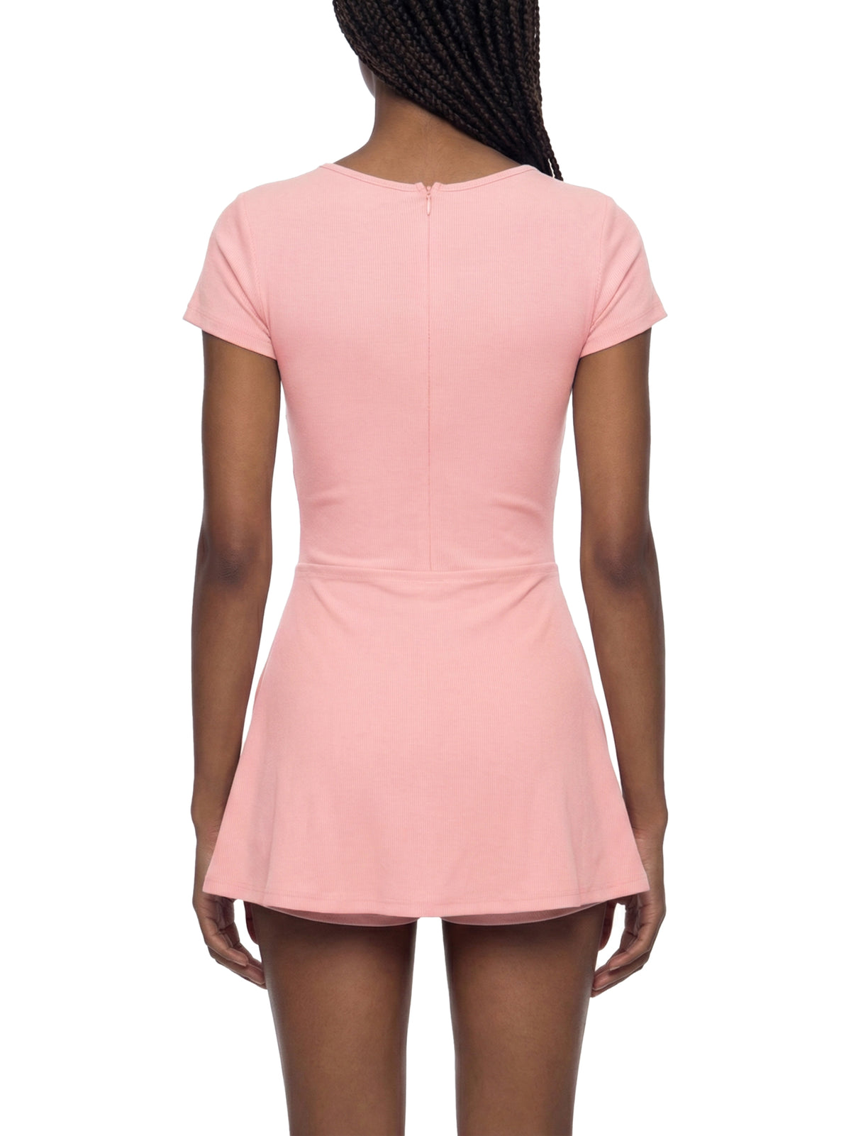 Women's Dual-Function Cape Tie-Waist Romper – Slim Fit Casual One-Piece Outfit