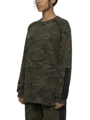 Unisex Camo Loose Long Sleeve T-Shirt – Oversized Streetwear Tee
