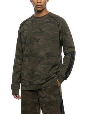 Unisex Camo Loose Long Sleeve T-Shirt – Oversized Streetwear Tee