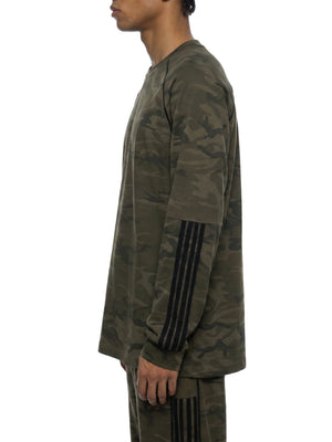 Unisex Camo Loose Long Sleeve T-Shirt – Oversized Streetwear Tee
