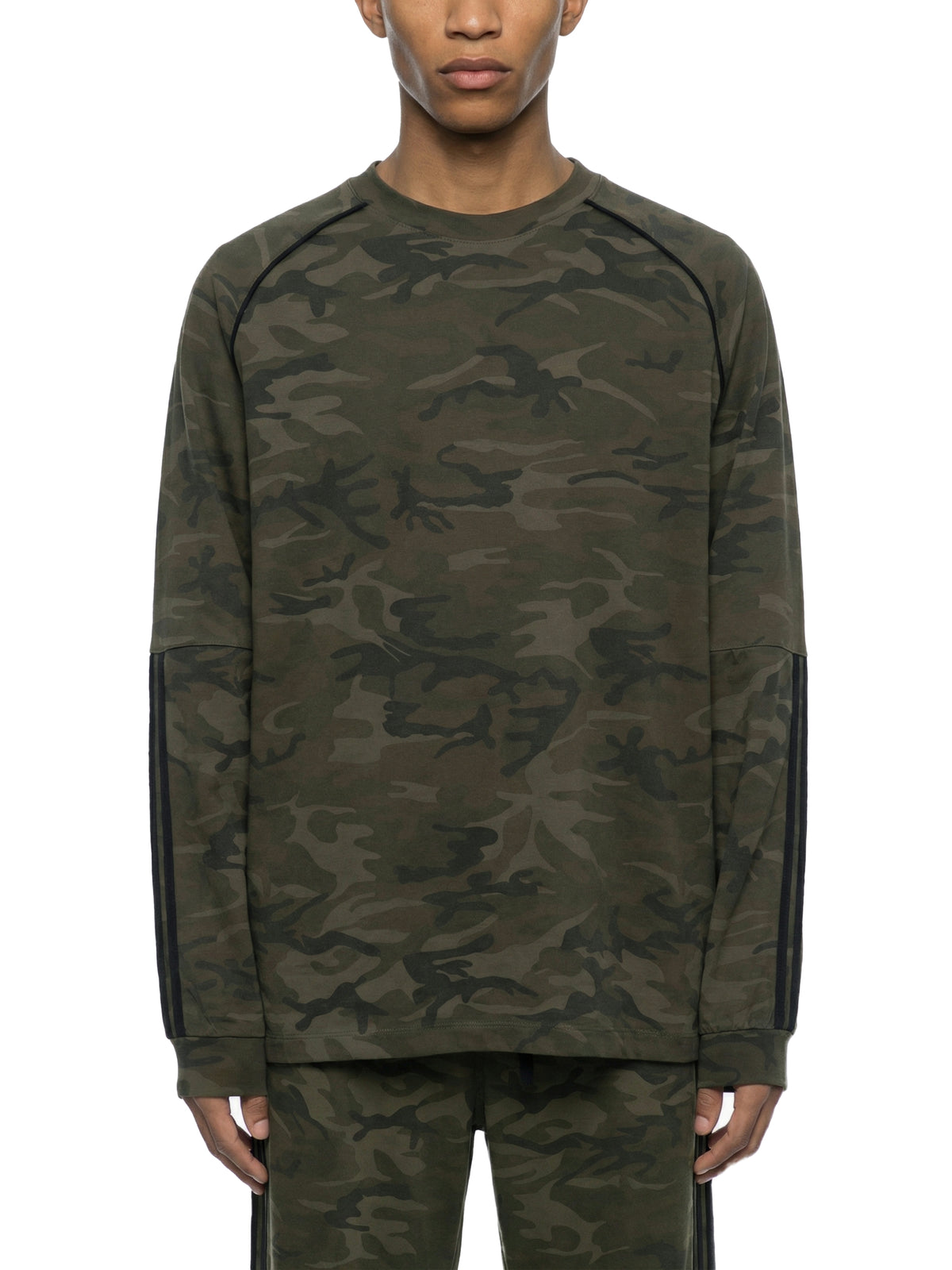 Unisex Camo Loose Long Sleeve T-Shirt – Oversized Streetwear Tee
