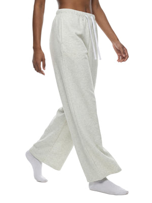 Women's Wide Leg Sweatpants – High-Waisted Relaxed Fit Lounge Pants