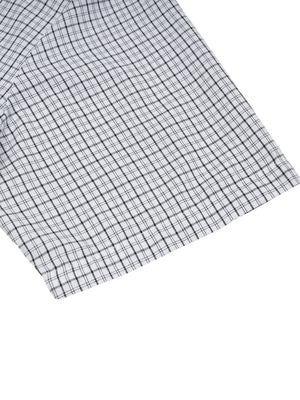 Unisex Distressed Plaid Boxy Shirt – Oversized Vintage Streetwear Flannel
