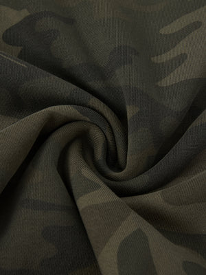 Unisex Camo Wide Leg Sweatpants – Oversized Streetwear Lounge Pants