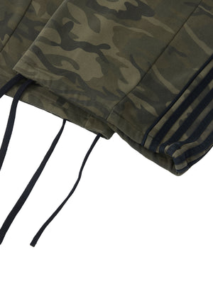 Unisex Camo Wide Leg Sweatpants – Oversized Streetwear Lounge Pants
