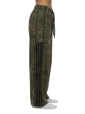 Unisex Camo Wide Leg Sweatpants – Oversized Streetwear Lounge Pants
