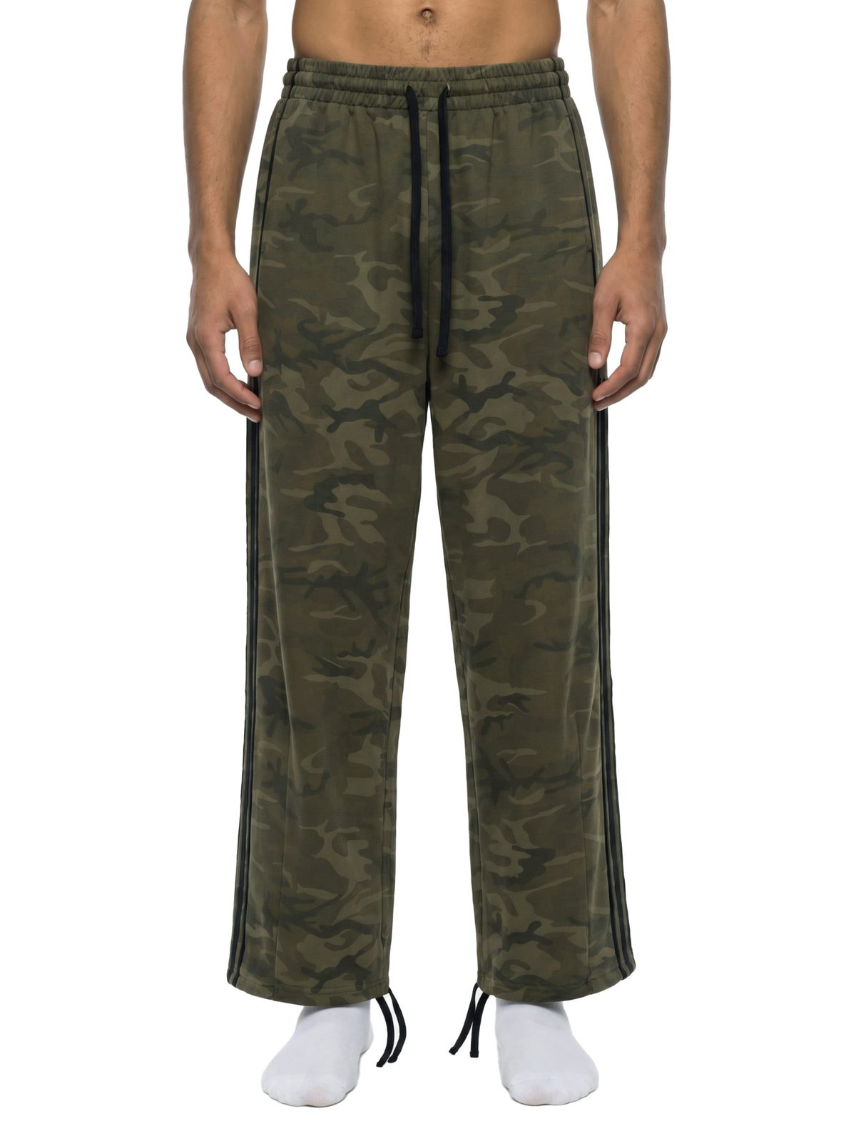 Unisex Camo Wide Leg Sweatpants – Oversized Streetwear Lounge Pants