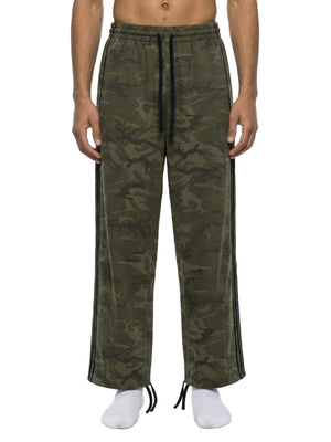 Unisex Camo Wide Leg Sweatpants – Oversized Streetwear Lounge Pants