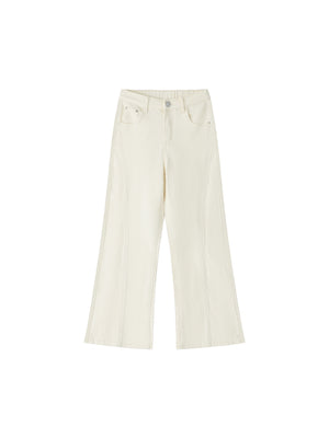 Women's High-Waisted Flared Leg Jeans – Stretch Denim Bootcut Jeans