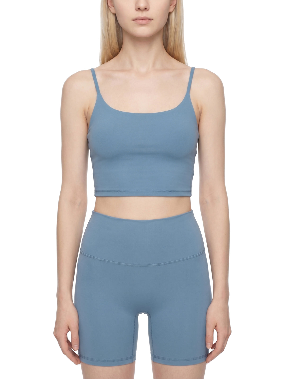 Women's Solid Color Sports Bra – Medium Support Activewear Bra