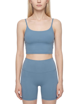 Women's Solid Color Sports Bra – Medium Support Activewear Bra