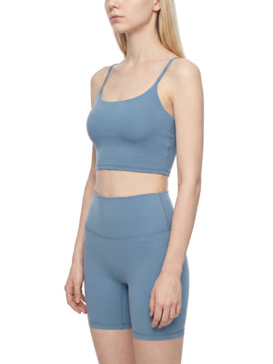 Women's Solid Color Sports Bra – Medium Support Activewear Bra