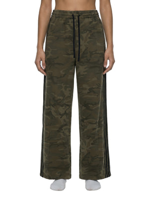 Unisex Camo Wide Leg Sweatpants – Oversized Streetwear Lounge Pants