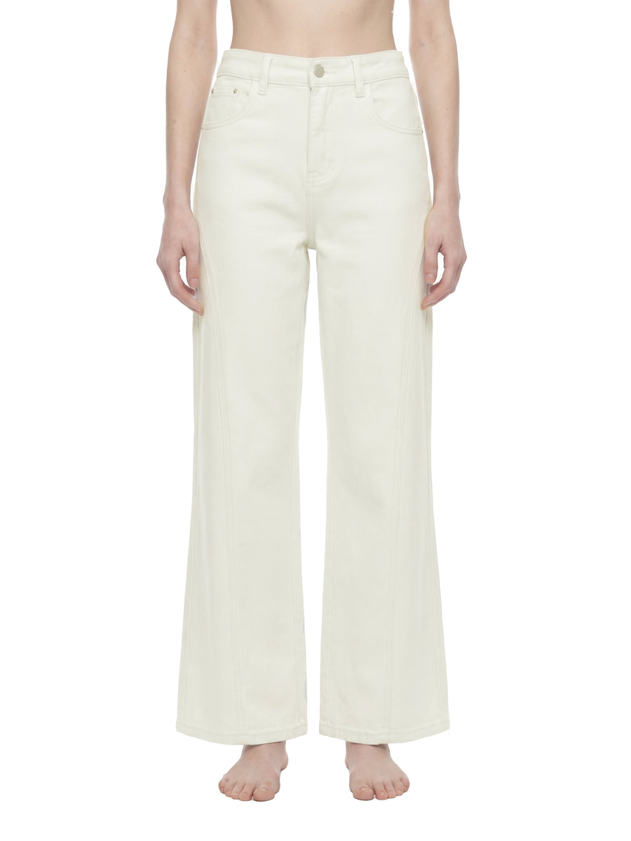 Women's High-Waisted Flared Leg Jeans – Stretch Denim Bootcut Jeans