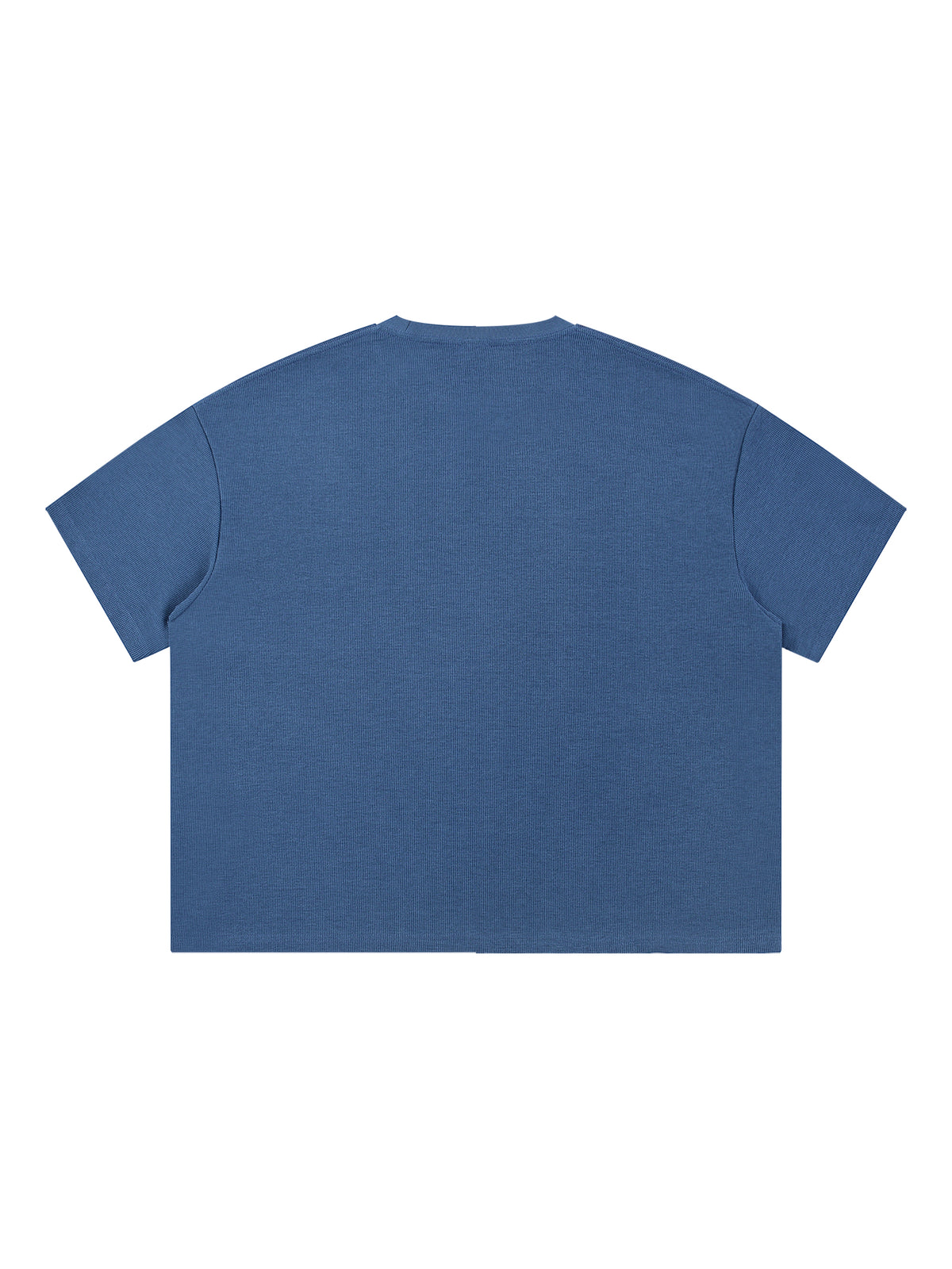 Unisex Waffle Boxy T-Shirt – Oversized Textured Streetwear Tee