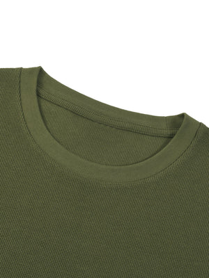 Unisex Waffle Boxy T-Shirt – Oversized Textured Streetwear Tee