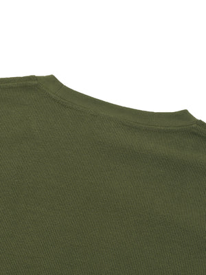 Unisex Waffle Boxy T-Shirt – Oversized Textured Streetwear Tee