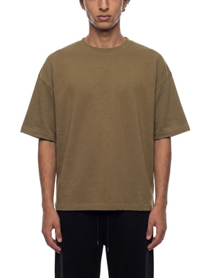 Unisex Waffle Boxy T-Shirt – Oversized Textured Streetwear Tee