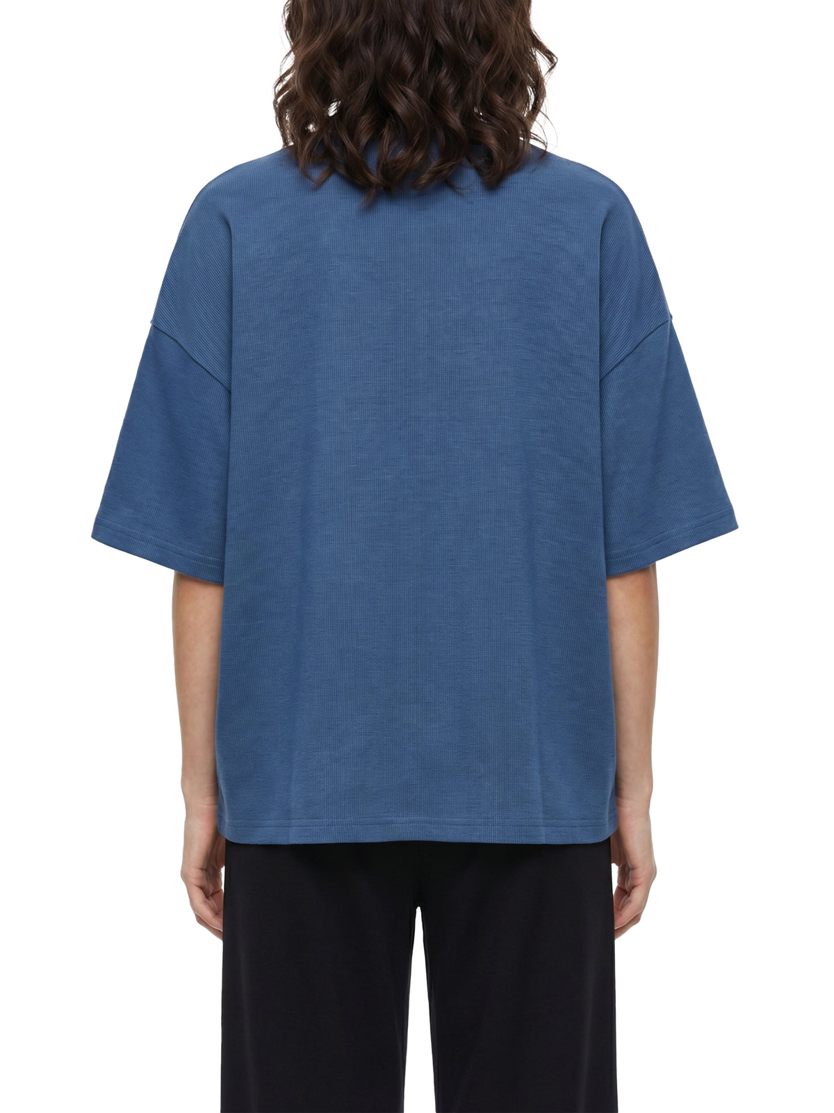 Unisex Waffle Boxy T-Shirt – Oversized Textured Streetwear Tee