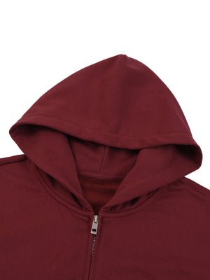 Unisex Loose Fit Full-Zip Hoodie – Premium Casual Streetwear Sweatshirt