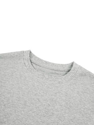 Kids' Drop Shoulder Long Sleeve T-Shirt – Oversized Cotton Casual Tee