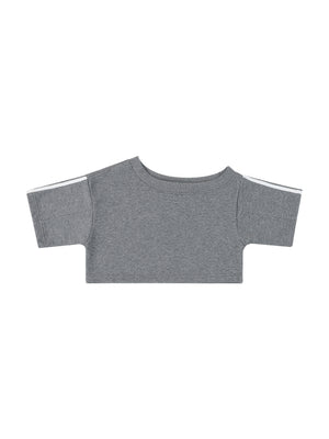 Women's Off-the-Shoulder Crop T-Shirt – Slim Fit Casual Fashion Top