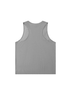 Men's Solid Color Crew Neck Tank Top – Premium Sleeveless Cotton Muscle Tee