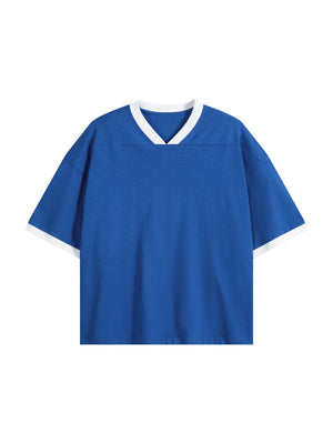 Unisex Color Block Boxy T-Shirt – Oversized Premium Streetwear Tee