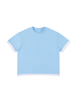 Unisex Boxy Color Block T-Shirt – Oversized Premium Streetwear Tee