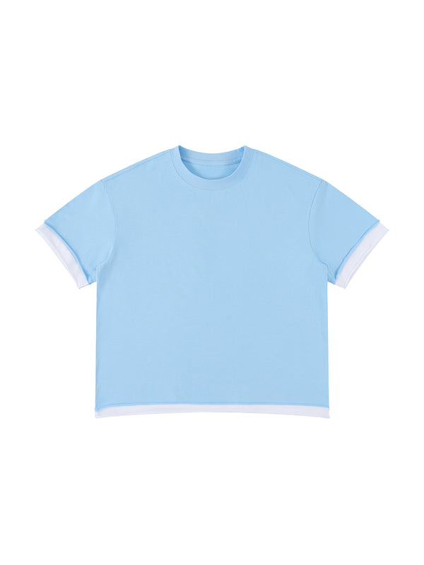 Unisex Boxy Color Block T-Shirt – Oversized Premium Streetwear Tee