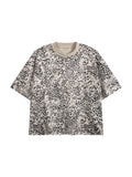 Unisex Leopard Print Boxy T-Shirt – Oversized Premium Streetwear Tee
