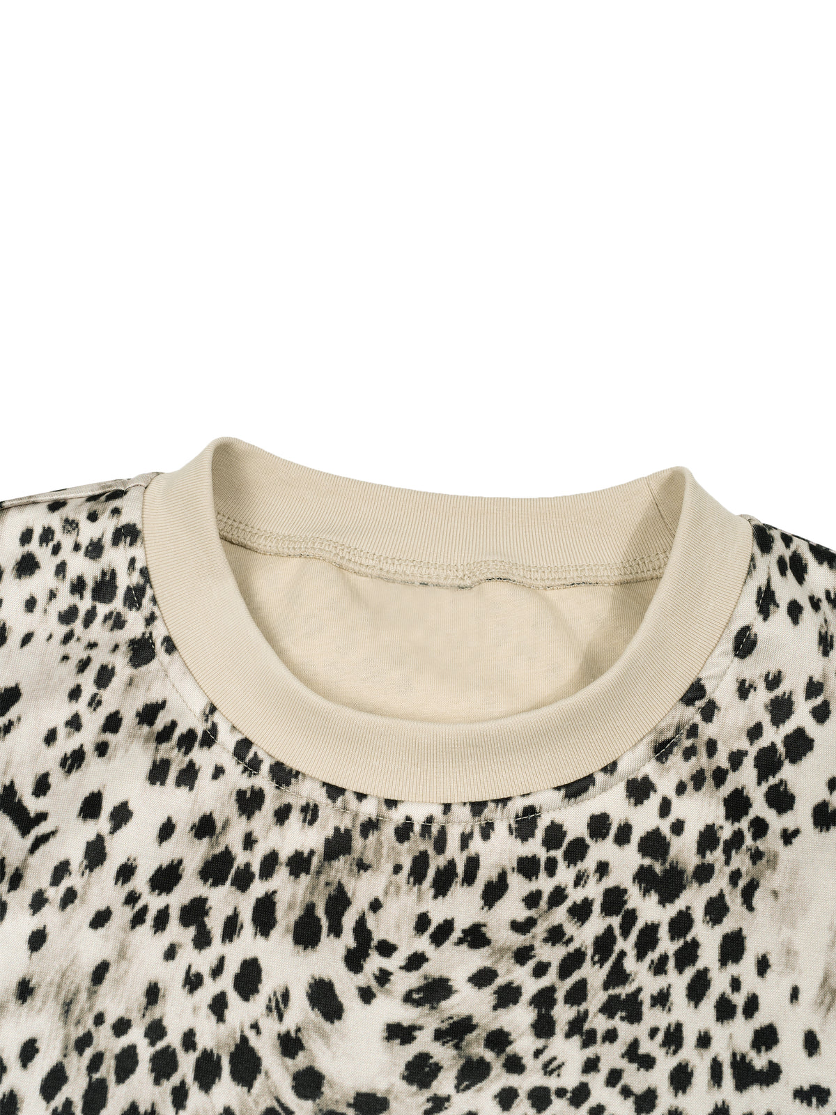 Unisex Leopard Print Boxy T-Shirt – Oversized Premium Streetwear Tee