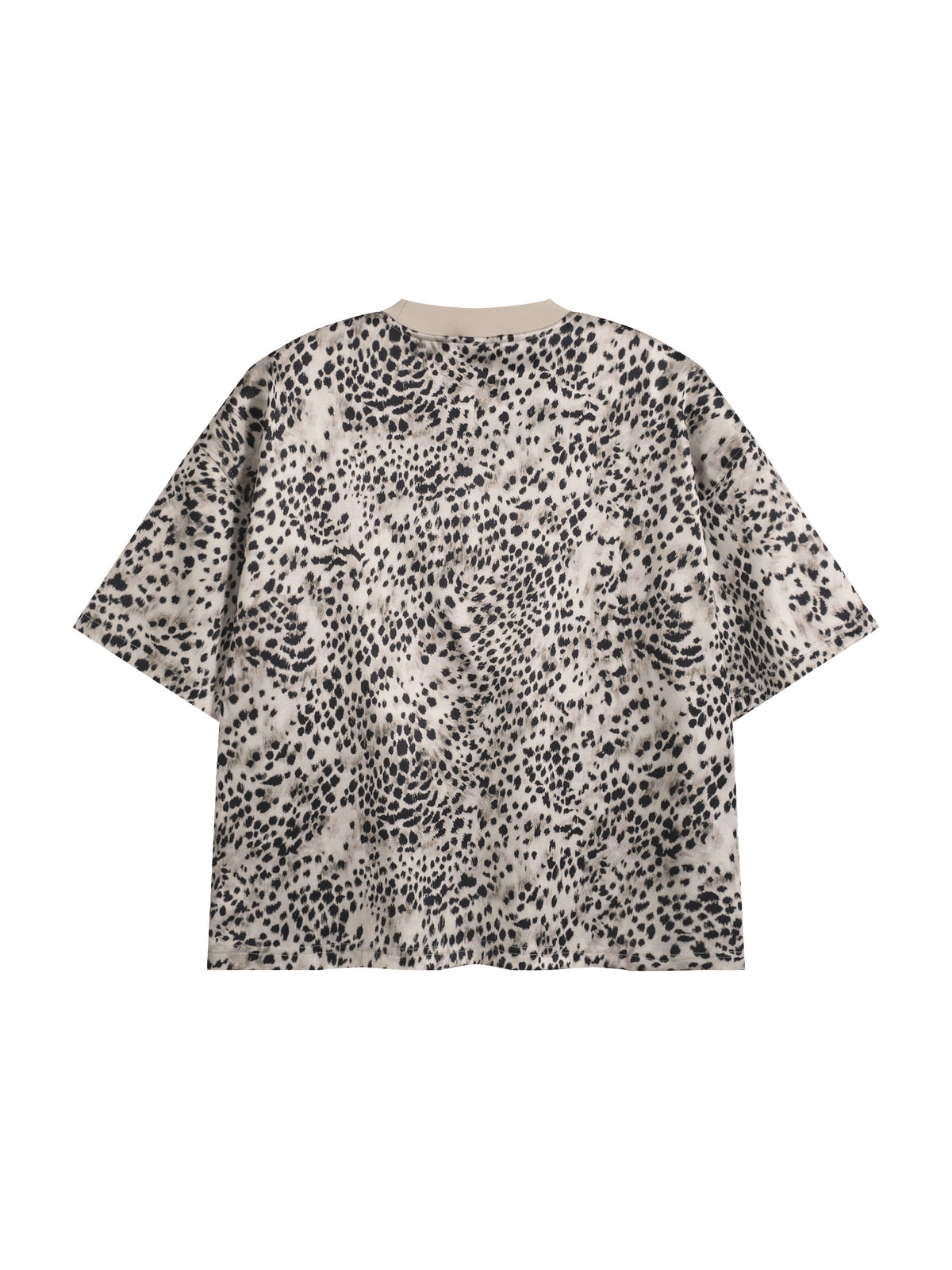 Unisex Leopard Print Boxy T-Shirt – Oversized Premium Streetwear Tee