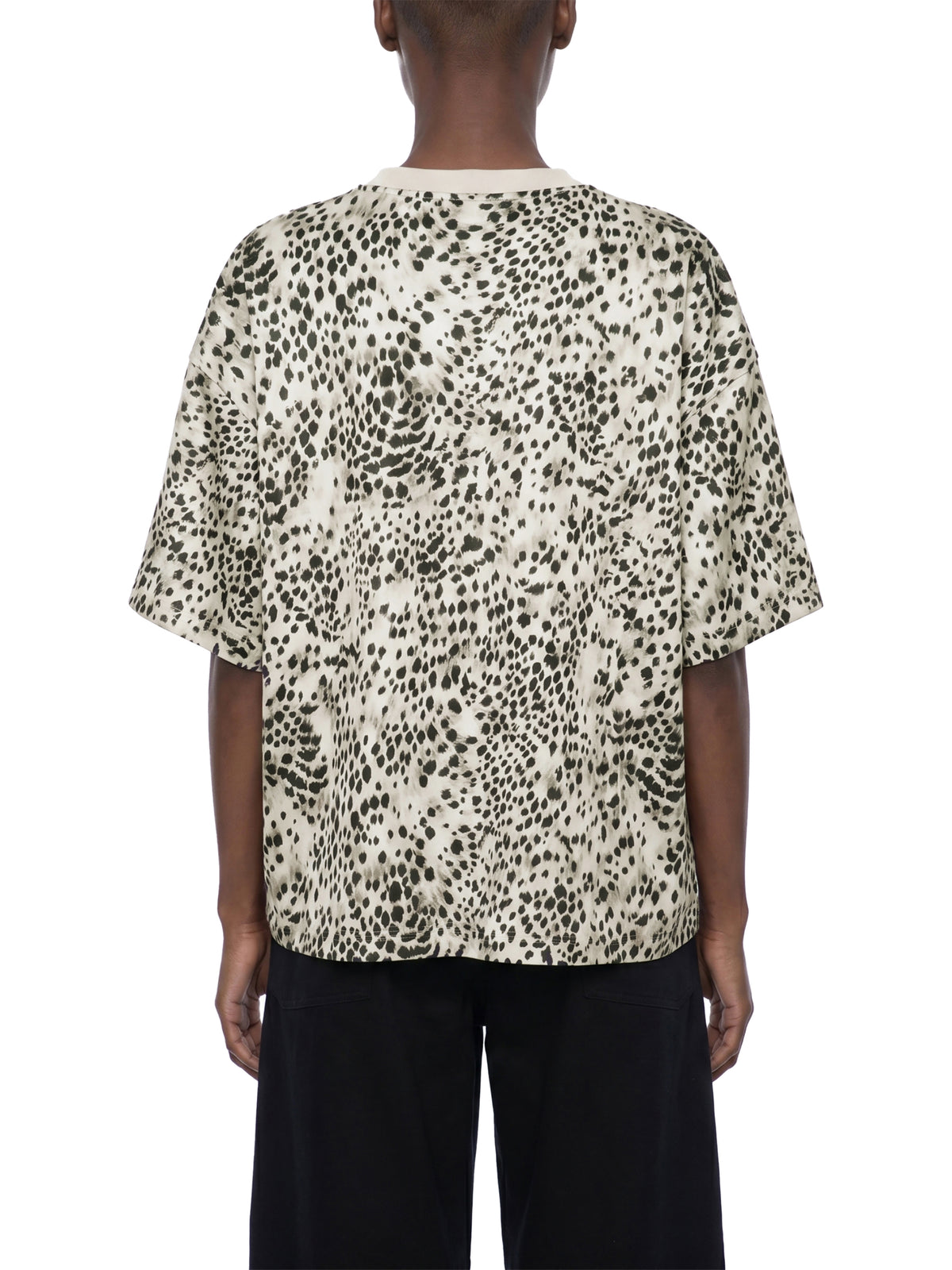 Unisex Leopard Print Boxy T-Shirt – Oversized Premium Streetwear Tee