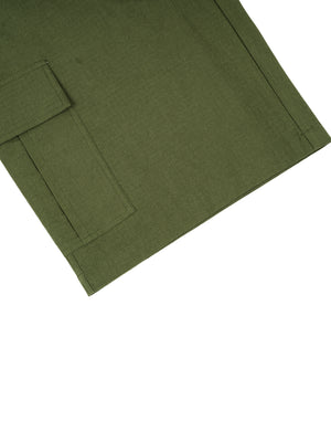 Unisex Woven Cargo Shorts – Relaxed Fit Utility Streetwear Shorts