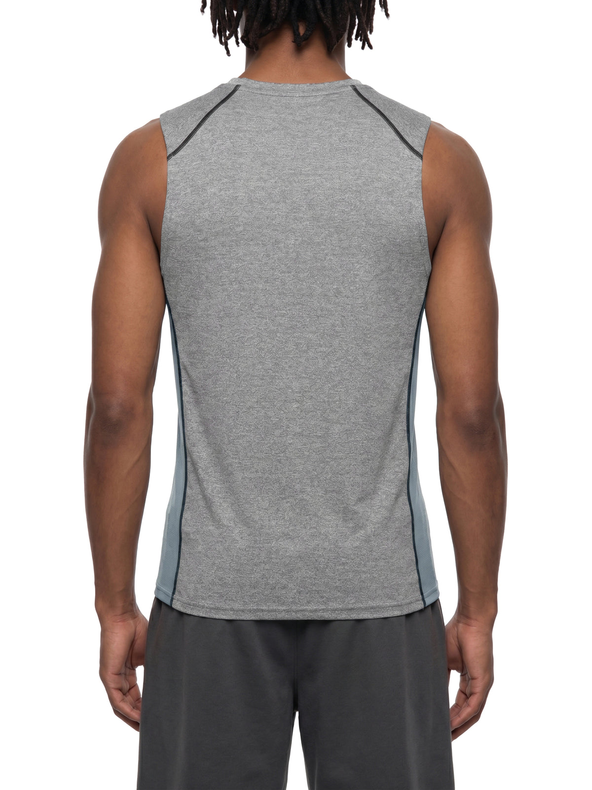 Men's Slim Fit Topstitch Tank Top – Premium Athletic Sleeveless Shirt