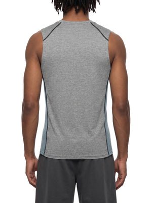 Men's Slim Fit Topstitch Tank Top – Premium Athletic Sleeveless Shirt