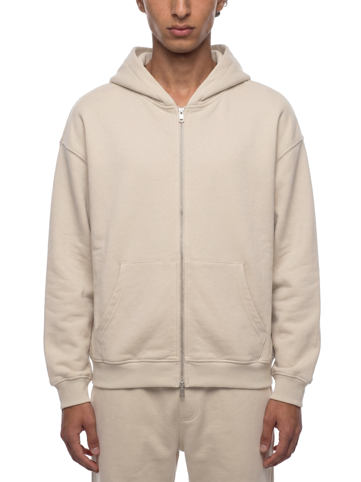 Unisex Loose Fit Full-Zip Hoodie – Premium Casual Streetwear Sweatshirt