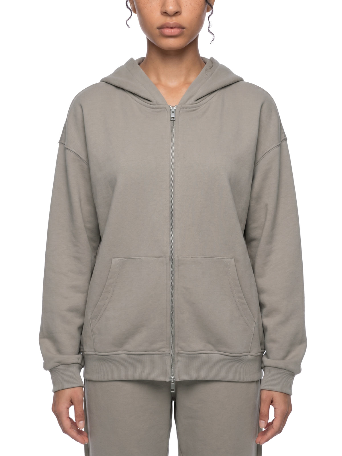 Unisex Loose Fit Full-Zip Hoodie – Premium Casual Streetwear Sweatshirt