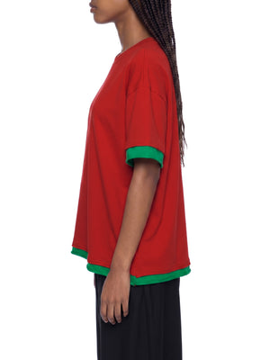 Unisex Boxy Color Block T-Shirt – Oversized Premium Streetwear Tee