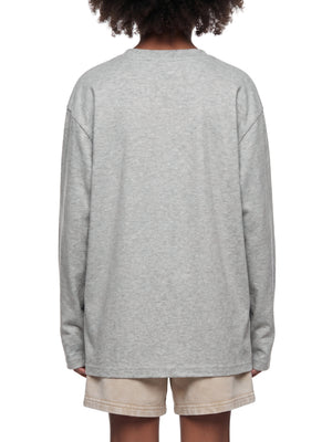 Kids' Drop Shoulder Long Sleeve T-Shirt – Oversized Cotton Casual Tee