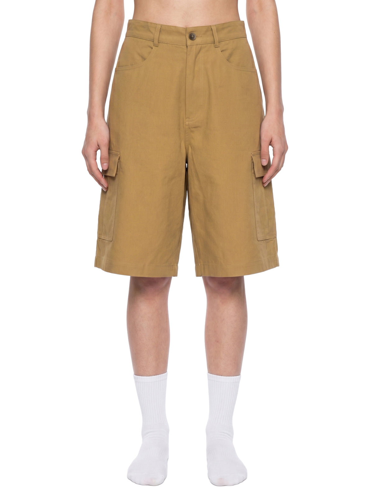 Unisex Woven Cargo Shorts – Relaxed Fit Utility Streetwear Shorts