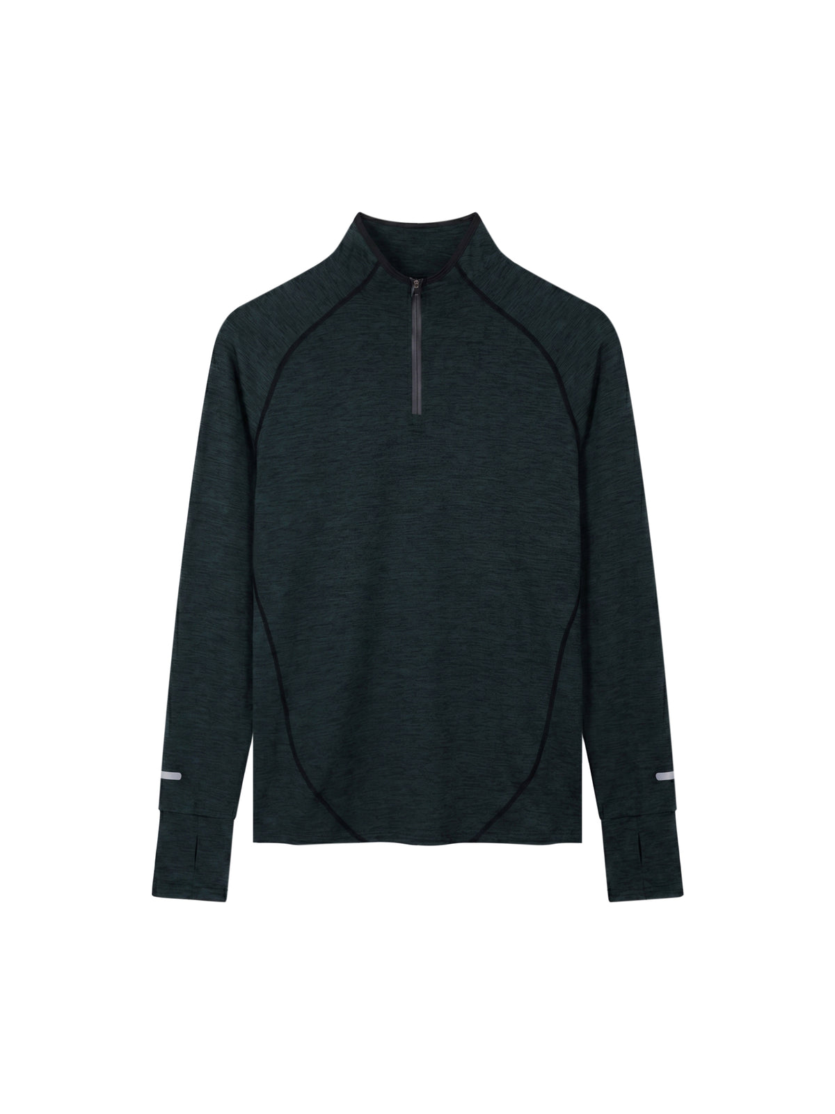Men's Quarter-Zip Raglan Training T-Shirt – Lightweight Performance Athletic Top