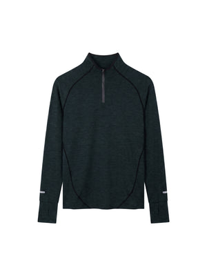 Men's Quarter-Zip Raglan Training T-Shirt – Lightweight Performance Athletic Top