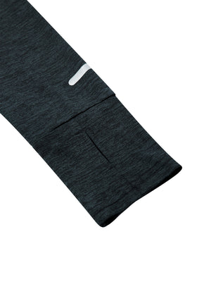 Men's Quarter-Zip Raglan Training T-Shirt – Lightweight Performance Athletic Top