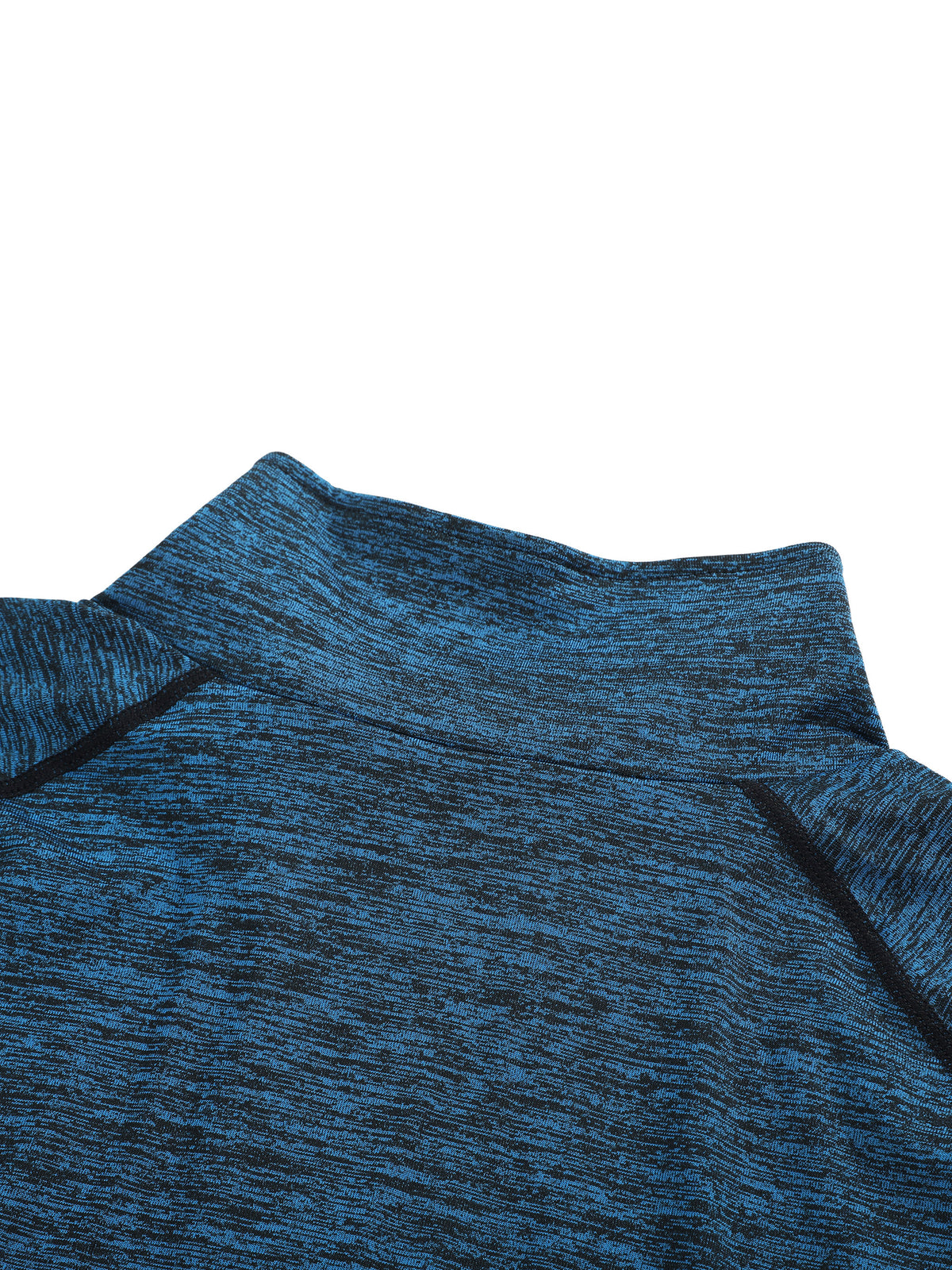 Men's Quarter-Zip Performance Long Sleeve T-Shirt – Lightweight Athletic Training Top